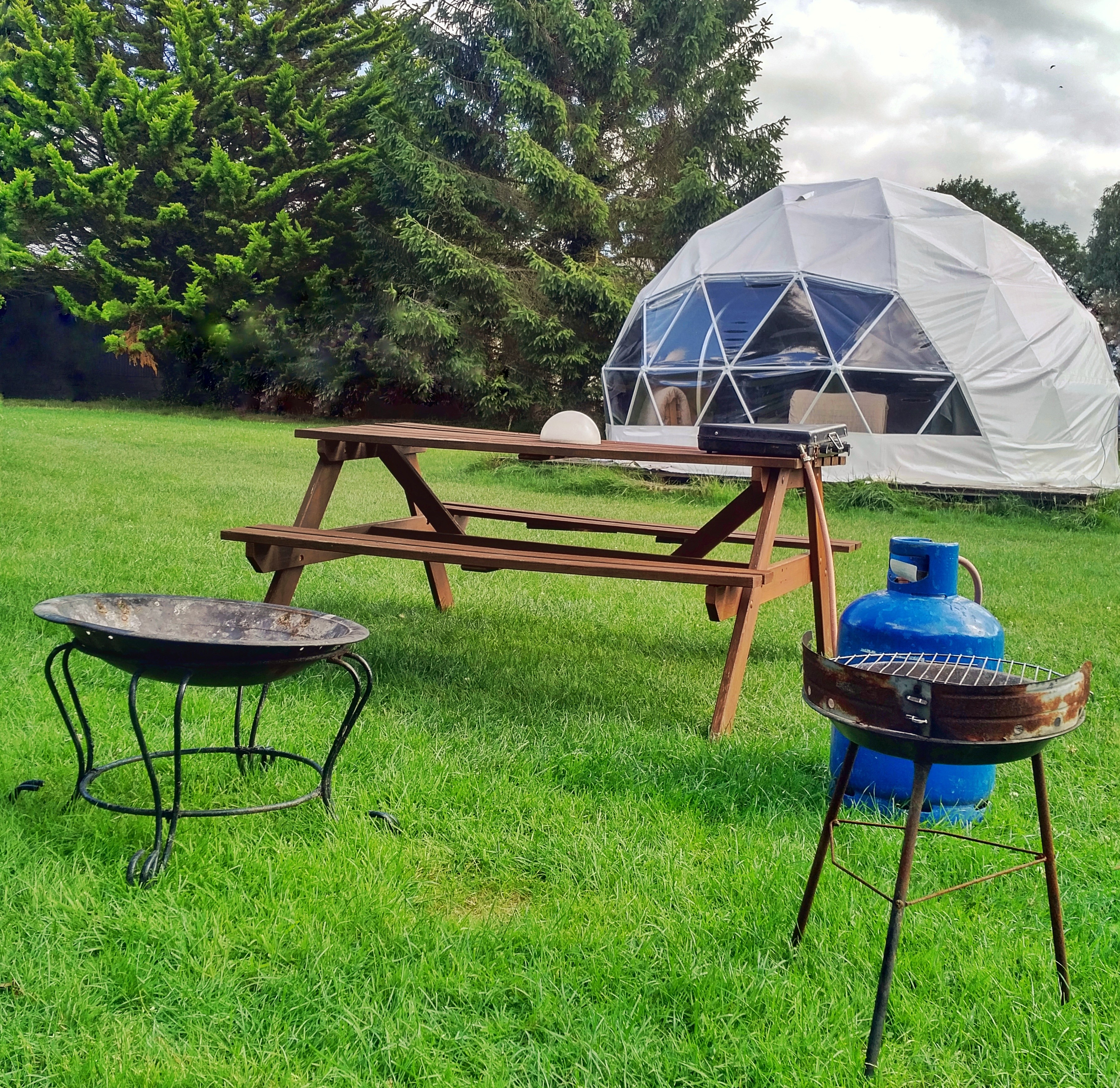 Glamping Dome in Dorset, UK at DCHE