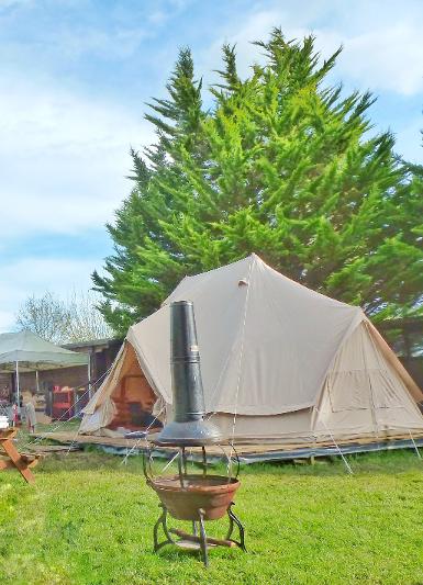 Glamping for a family of 6 in Dorset -Bell tent glamping holiday - glamping dorset - glamping uk, yurt glamping - glamping uk