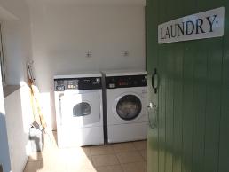 Laundry on the glamping site in Dorset